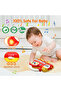 Little Angel-Baby Musical Train Toy with Lights & Learning - Blue/Red - 3