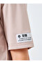 Gymspire Edition - Label and Tab Dropped Shoulder Short Sleeve Top with Text Detail - 3