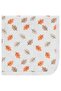 Leaf Print 80X90 Blanket - Ecru