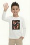 Printed Boy's Long Sleeve T-Shirt B21 - 2