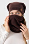100% Micro Polar Fleece Extra Flexible and Soft Women's Beanie Neck Warmer Set - 5