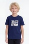 3-Piece Crew Neck Printed Detail Short Sleeve Boys T-Shirt - 2