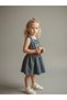 Baby Girl Sleeveless Denim Dress - 3