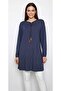 Tunic Glittery Knitwear Long Length with String Detail and Elastic Sleeves, Hijab Friendly Mother's Tunic - 2