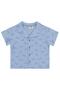 Sailboat Printed Shirt for 6-18 Months - Blue 18-24 Months