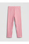 Giyçık Store Pink Crew Neck Printed Girls' Pajama Set - 4