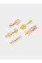 Pack of 5 - Seashell Acrylic Hair Clips - 3