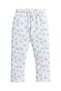 Girls Avocado Print Cotton Pajama Set – T-Shirt & Full Pants Nightwear - 4