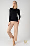Women's Bamboo Long Sleeve Bodysuit – Natural, Lightweight, and Stretchable - 4