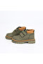 Children's Unisex Khaki Thick Thermo Sole Warm Lined Double Velcro Boots - 2