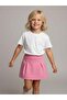 Girl's Minimal Printed Short Sleeve T-Shirt