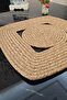 Beige Decorative Patterned Single Supla Handmade Stylish Table Coffee Table Presentation - 5