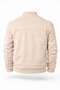 Basic Bomber College Transitional Suede Jacket - 4