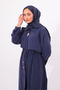 Cape Detailed, Laced Waist, Long Tunic, Hijab Set 3164 – Special Series - 2
