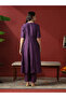 Lace Detail Anarkali Kurta and Straight Pants Festive Set - 3
