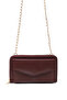 Bordo Shk271 Faux Leather Envelope Model with 5 Compartments, Chain, Phone Holder and Shoulder Bag - 2