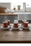 Blue and White Classic Melamine Coffee Shop Style Tea Plate, Long-Lasting and Suitable for Daily Use, 6/12 Pieces - 2