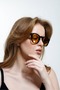 نظارات شمسية من ويرث للجنسين، نظارات شمسية دائرية باللون الأسود/البرتقالي - 6