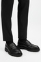 Genuine Leather Black Comfortable Daily Men's Loafer Shoes Luass28Al0052 - 6