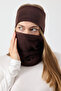 100% Micro Polar Flexible Multifunctional Neck Collar + Headband Women's Winter Set - 8