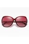 Oversized Sunglasses Techsuit, Red - 2