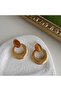 Retro Model Steel Ring Helix Women's Earrings - 4