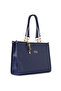 Midnight Blue Print Women's Shoulder Bag with Zipper Closure and Inner Pocket 05Pc25K100 - 4