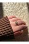 Elegant Pink Heart Embellished Gold Ring |   Pink Stone Romantic Gift Ring |   Specially Designed with Stones - 3