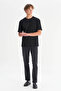Relaxed Fit Black Men's T-Shirt W2520166001 - 2