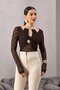 Button Detailed Lace Blouse - 2