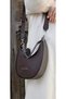 Women's Shoulder and Handbag Baguette Bag & Silk Scarf Detail - 4