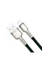 Cablu de date USB la Lightning, 2.4A, 1m, Verde - 2