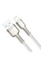 Cablu de date USB la Lightning Baseus, 2.4A, 1m, Alb - 2