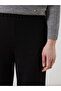 Wide Leg Women's Trousers with Elastic Waist - 3