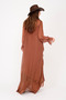 Italian Colorful Lined Long Silk Dress - 4