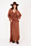 Italian Colorful Lined Long Silk Dress - 6