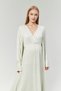 New Season Mint Green Double Breasted Collar Full Length Lace Summer Maternity Maternity Dressing Gown Nightgown Set of 2 - 6