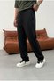 Full Lycra Super Flexible Baggy (Loose) Fit Men's Black Ribbed Jogger Mz5030 - 3