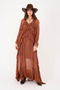 Italian Colorful Lined Long Silk Dress - 3