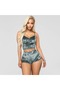 Ece's Velvet Pajama Set Shorts 2-Piece Set Soft Home Wear Gray W2001 - 2