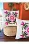 Panch Punch 2 Li Set Set of Clothes Cushion Covers Handmade Handcrafted 43X43 - 3