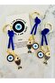 Fish and Evil Eye Beaded Keychain & Bag Charm – Stylish Design with Gold Detail - 4