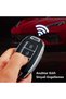 Hyundai Compatible Accent, Elantra, Kona, I10, I30, Ix35, Santa Fe Silver Edge Tpu Key Case Cover (White) - 5