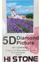 5D Diamond Bead Bonding Stone Embroidery Mosaic Tapestry "Lavender" 50X40 cm