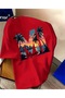 T-Shirt Miami Sunset Printed Men's Cotton Relaxed Cut - 2