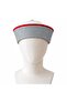 Sailor Hat Striped Red Navy Blue White Beret – Marine Sailor Style Summer Fashion Accessory - 4