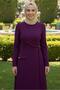 Crew Neck Belted Dress 46016 - 2