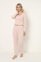 Women's Powder Ribbed Long Bottoms