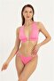 Women's Light Pink Heart Detail Bikini Set