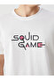 Xside Crew Neck Short Sleeve Squid Game Printed Combed Cotton Mens T-Shirt - 3